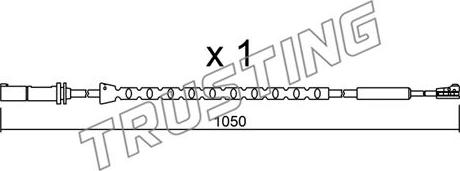 Trusting SU.310 - Indikators, Bremžu uzliku nodilums www.autospares.lv