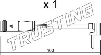 Trusting SU.330 - Indikators, Bremžu uzliku nodilums www.autospares.lv