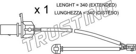 Trusting SU.295 - Indikators, Bremžu uzliku nodilums www.autospares.lv