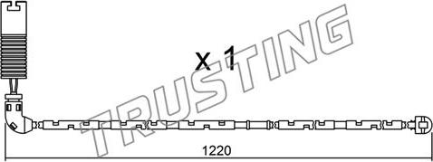 Trusting SU.296 - Indikators, Bremžu uzliku nodilums www.autospares.lv