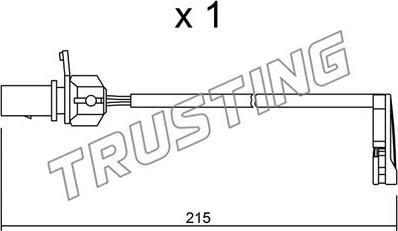 Trusting SU.291 - Indikators, Bremžu uzliku nodilums www.autospares.lv