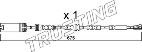 Trusting SU.298 - Indikators, Bremžu uzliku nodilums www.autospares.lv