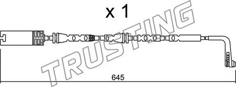 Trusting SU.297 - Indikators, Bremžu uzliku nodilums www.autospares.lv