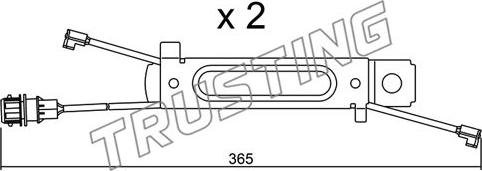 Trusting SU.245K - Indikators, Bremžu uzliku nodilums www.autospares.lv