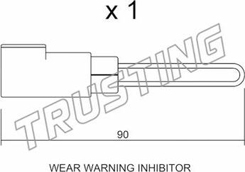 Trusting SU.258 - Indikators, Bremžu uzliku nodilums www.autospares.lv