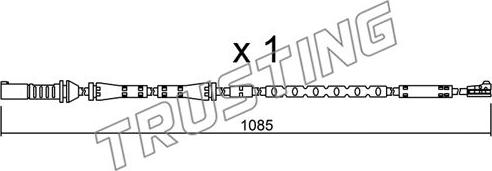 Trusting SU.284 - Indikators, Bremžu uzliku nodilums www.autospares.lv