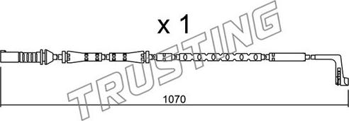 Trusting SU.285 - Indikators, Bremžu uzliku nodilums www.autospares.lv