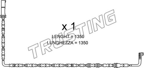 Trusting SU.286 - Indikators, Bremžu uzliku nodilums www.autospares.lv