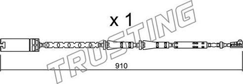 Trusting SU.282 - Indikators, Bremžu uzliku nodilums www.autospares.lv