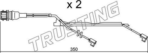 Trusting SU.231K - Indikators, Bremžu uzliku nodilums www.autospares.lv