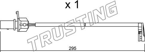 Trusting SU.224 - Indikators, Bremžu uzliku nodilums www.autospares.lv