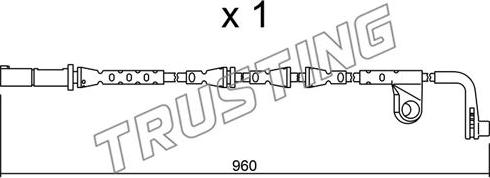 Trusting SU.220 - Indikators, Bremžu uzliku nodilums www.autospares.lv