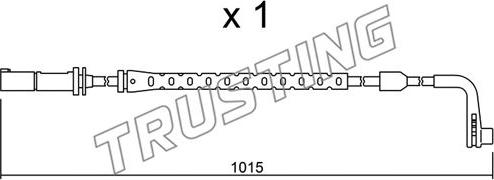 Trusting SU.221 - Indikators, Bremžu uzliku nodilums www.autospares.lv