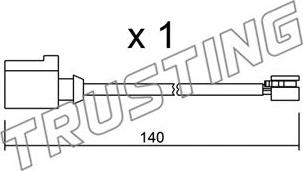 Trusting SU.274 - Indikators, Bremžu uzliku nodilums www.autospares.lv