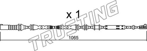 Trusting SU.276 - Indikators, Bremžu uzliku nodilums www.autospares.lv