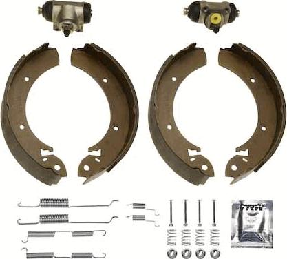 TRW BK1939 - Brake Shoe Set www.autospares.lv