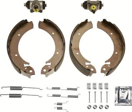 TRW BK1554 - Brake Shoe Set www.autospares.lv