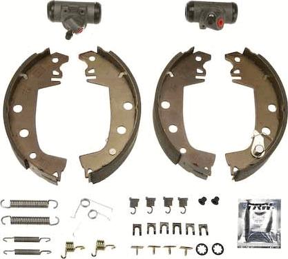 TRW BK1009 - Brake Shoe Set www.autospares.lv