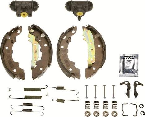 TRW BK1035 - Brake Shoe Set www.autospares.lv