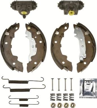 TRW BK1032 - Brake Shoe Set www.autospares.lv