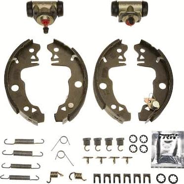 TRW BK1107 - Brake Shoe Set www.autospares.lv