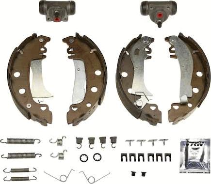 TRW BK1723 - Brake Shoe Set www.autospares.lv