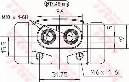 TRW BWC189 - Riteņa bremžu cilindrs www.autospares.lv