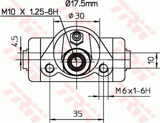 TRW BWC240 - Riteņa bremžu cilindrs www.autospares.lv