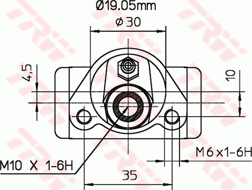 TRW BWD110 - Wheel Brake Cylinder www.autospares.lv