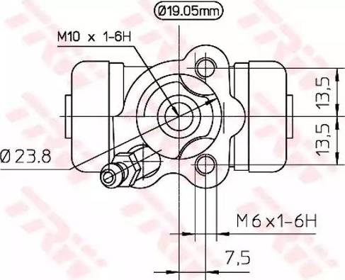 TRW BWD266 - Wheel Brake Cylinder www.autospares.lv