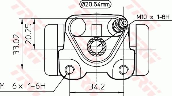 TRW BWF273 - Wheel Brake Cylinder www.autospares.lv