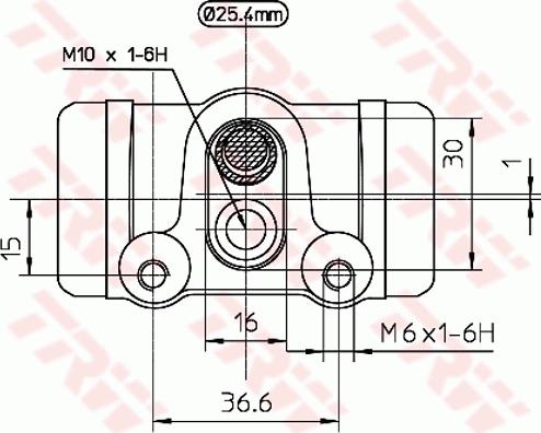 TRW BWH142 - Riteņa bremžu cilindrs www.autospares.lv