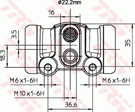 TRW BWH302 - Riteņa bremžu cilindrs www.autospares.lv