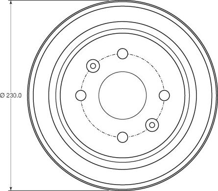 TRW DB4442 - Тормозной барабан www.autospares.lv