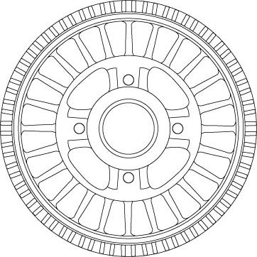 TRW DB4557MR - Bremžu trumulis www.autospares.lv