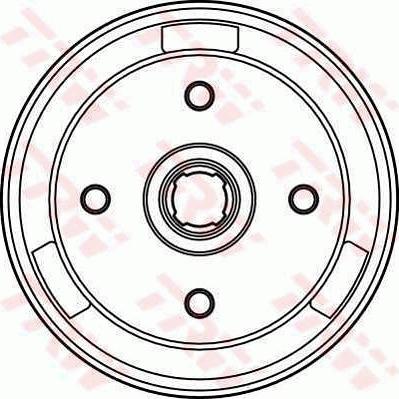 TRW DB4046 - Bremžu trumulis www.autospares.lv