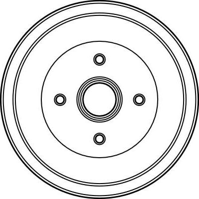 TRW DB4019 - Тормозной барабан www.autospares.lv