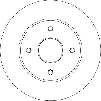 TRW DF4452BS - Тормозной диск www.autospares.lv