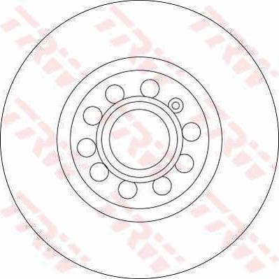 TRW DF4464 - Тормозной диск www.autospares.lv