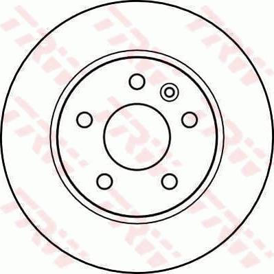 TRW DF4040 - Brake Disc www.autospares.lv