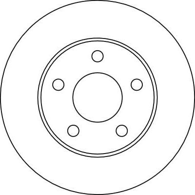 TRW DF4041 - Тормозной диск www.autospares.lv