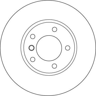 TRW DF4055 - Тормозной диск www.autospares.lv