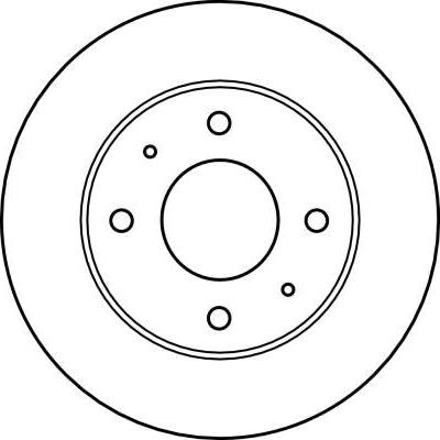 TRW DF4081 - Тормозной диск www.autospares.lv