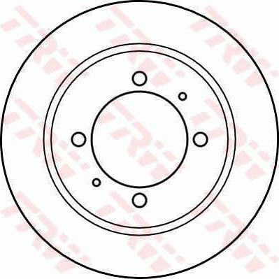 TRW DF4082 - Brake Disc www.autospares.lv