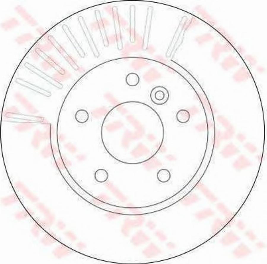 TRW DF4194BPS - Тормозной диск www.autospares.lv