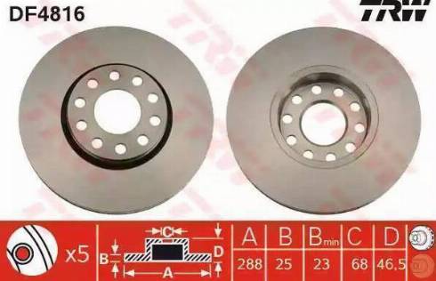 RIDER RD.3325.DF2652 - Brake Disc www.autospares.lv