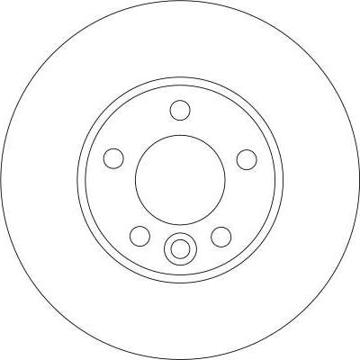 TRW DF4308S - Brake Disc www.autospares.lv