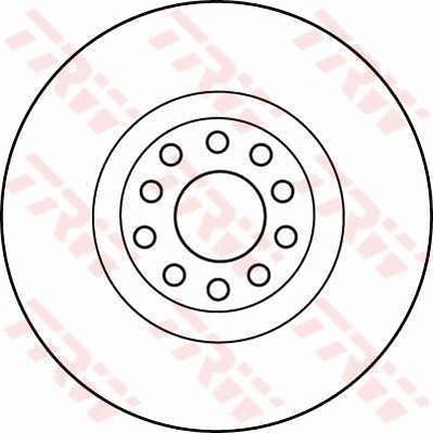 TRW DF4209 - Bremžu diski autospares.lv