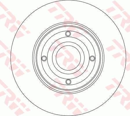 TRW DF4274 - Bremžu diski www.autospares.lv