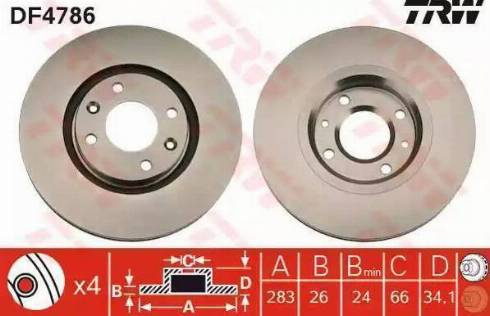 RIDER RD.3325.DF4183 - Bremžu diski autospares.lv